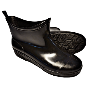 4000ดำ-รองเท้าบูทสั้นดำ ยาว 6 นิ้ว